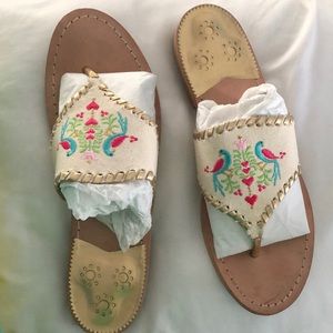 Jack Rogers parrot sandals